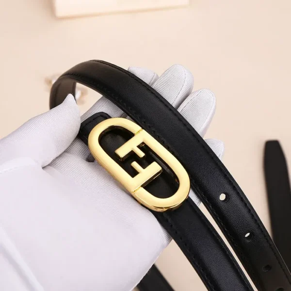 F-shaped buckle Belt-Black