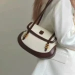 Vintage French Saddle bag