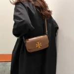 Retro one-shoulder handbags-Brown - Image 2