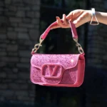 Fashionable Small Shoulder Bag-Rose gold - Image 2