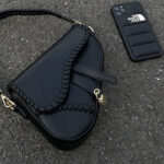 High-End New Black Saddle Bag