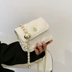 Mini crossbody bag for women-White