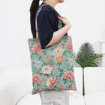 Flowers art handbag