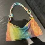 Full Rhinestone Handbag- Multicolor